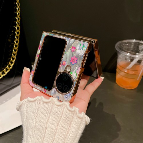 For OPPO Find N3 N2 Flip Laser Flower Case Luxury Phone Cover Back Women Girls - Picture 3 of 18