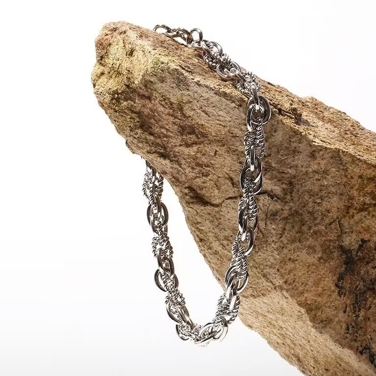 Chain Hip Hop Big Chunky Chain Thick Curb Chain Collar Necklace Punk Choker