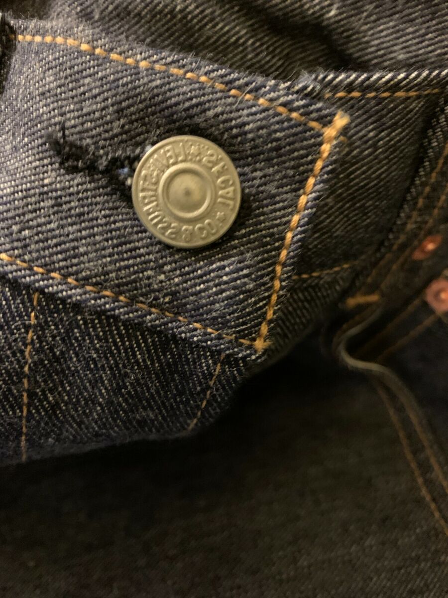Levi's LVC 1976 Mirror 501 Jeans Rigid Selvedge USA 36X34 Levi's LVC 1976 Mirror 501 Jeans Rigid Selvedge USA 36X34