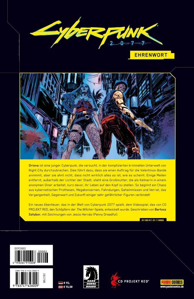Thumbnail - Cyberpunk 2077 Comics | Bartosz Sztybor, Jesus Hervas | 2023 | Deutsch