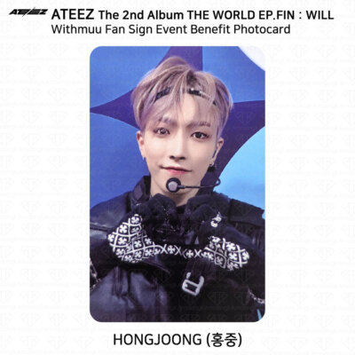 ATEEZ 2nd Album WORLD EP.FIN WILL Withmuu Fan Sign Event Benefit ATEEZ 2nd Album WORLD EP.FIN WILL Withmuu Fan Sign Event Benefit