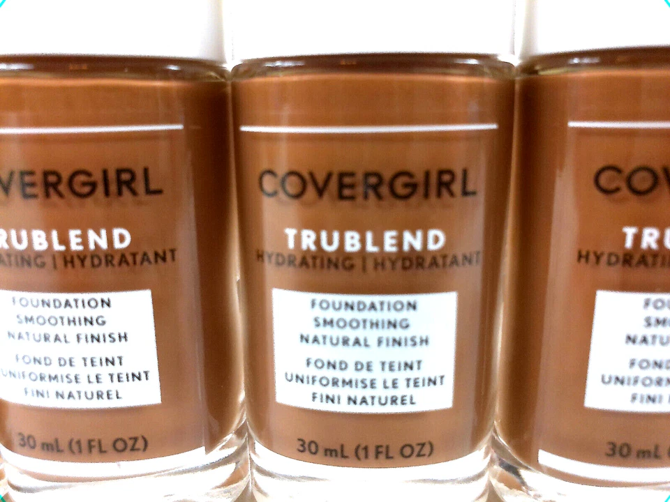 Set of 5 Covergirl Trublend Hydrating Natural Foundation D7 Soft Sable - Image 2 of 3