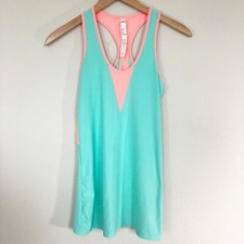 Zuzuzen Active Coral Green Yoga Active Tank size XS