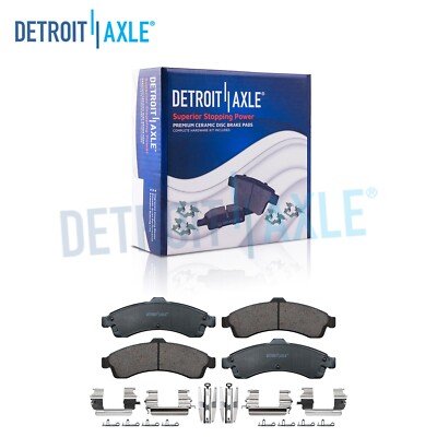 Front Ceramic Brake Pads for Rainier SSR Trailblazer Envoy Ascender Bravada 9-7X