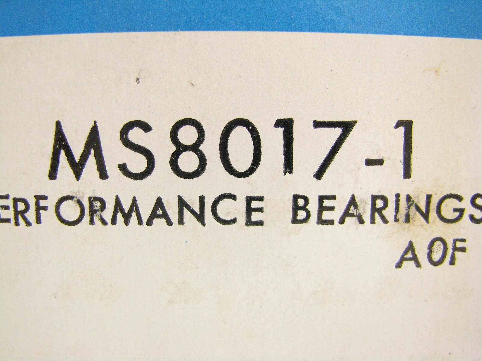 TRW MS80171 Engine Main Bearings .001" for 19682001 Ford 221 255 260