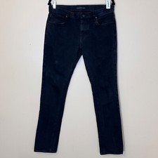 John Varvatos USA Bowery Slim Straight Jeans - Men's Size 30 32 - Black