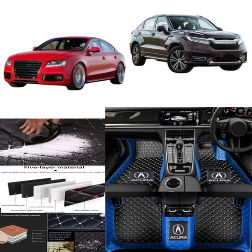 For Acura Car Mats ILX MDX NSX RDX RL TL TLX TSX ZDX Custom Carpets Waterproof - Imagen 20 de 41