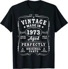 Vintage 50th Birthday Funny 1973 50 Birthday Unisex T-Shirt