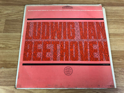 Rare Ludwig Van Beethoven Royal Danish Orchestra F70014 12'' Vinyl Record 