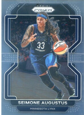 2022 Panini Prizm WNBA SEIMONE AUGUSTUS #44 BASE CARD LYNX