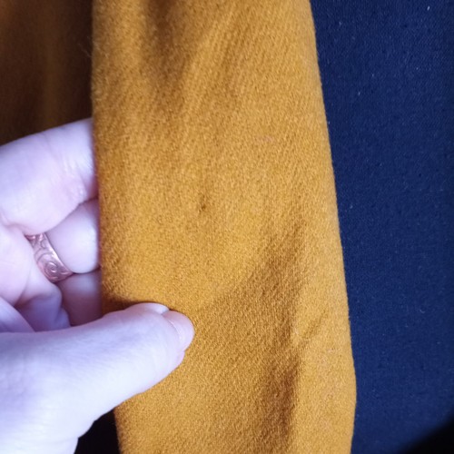 Vintage RADCLIFFE Women's Size 10 100% Wool Blazer Mustard - Picture 11 of 14