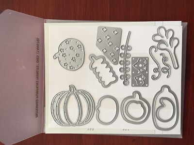 Stampin up Thinlits Patterned Pumkins Neu / Kürbis Stanzen für BigShot
