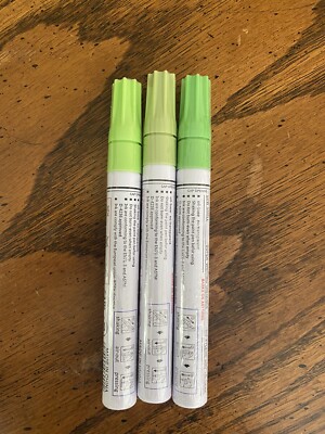 Overseas Paint Marker 3 (GREEN) Multi Colored Oil Based  Pen Permanent PMA-520