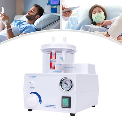 #ad #ad Electric Vacuum Phlegm Quiet Suction Unit Medical Emergency Aspirator Machine $102.85