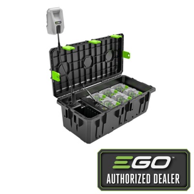 EGO Power+ CHU6001 Commercial 6-Port Mobile Charging Case with Charging Adapter
