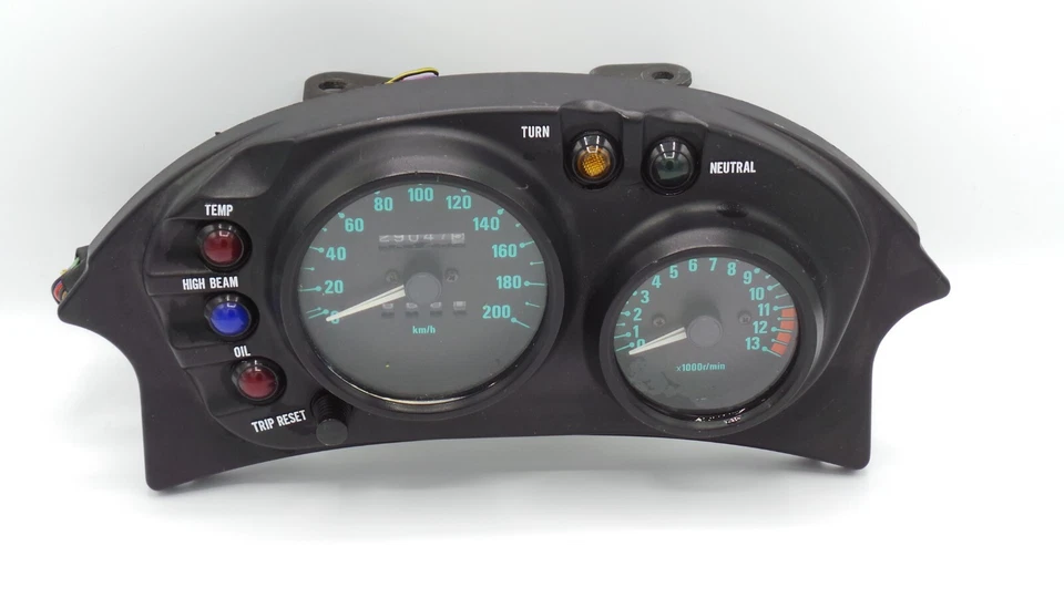 KAWASAKI KLE 500 INSTRUMENTS CLOCKS GAUGES IN VERY GOOD CONDITION WORKING ORDER - Image 2 of 4