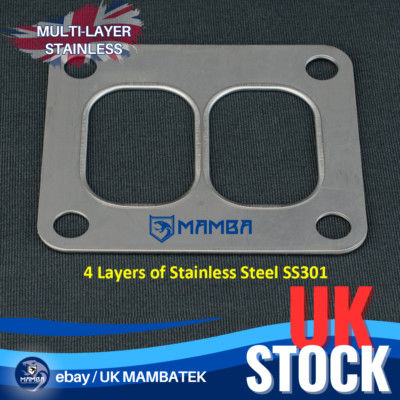 10 Unids/Lote T4 Junta Dividida De Entrada Turbo Junta De Acero