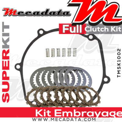 Kit Embrayage Complet Yamaha SR 125 1998 - Disques, Ressorts, Joint, Par Mecadata, Garantie 2 Ans
