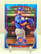 NON AUTO 2023 Bowman Chrome 1st Adan Sanchez Blue Refractor 16/150 ROOKIE RC SP