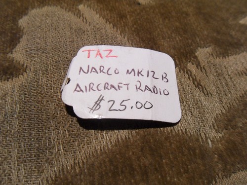Narco Avionics MK12B Aircraft Nav/Com Untested AS PICTURED - Picture 11 of 19