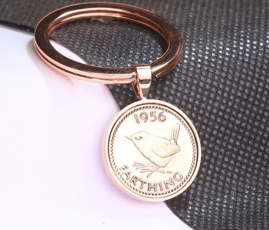 Farthing Luxury Keyring - Choose the Year & Colour Metal - Birthday Gift
Opens in a new window or ta
