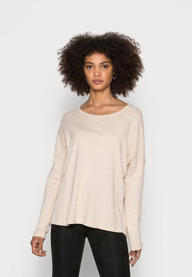 Rich and Royal Organic Heavy Jersey Longsleeve, S, Latte