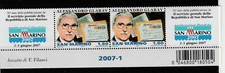 STAMPS - 2007 SAN MARINO BARCODE PAIR GLARAY MNH cod.1001