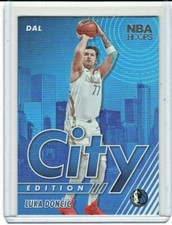 2021-22 NBA Hoops Basketball - Luka Doncic City Edition Holo Insert #23 - Mavs