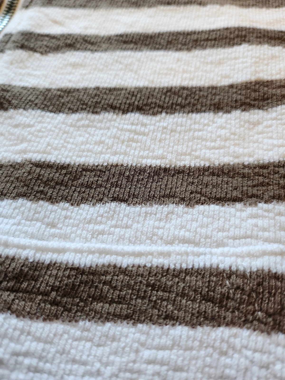 Felpa con cappuccio a righe Michael Kors taglia XXL con cerniera da uomo