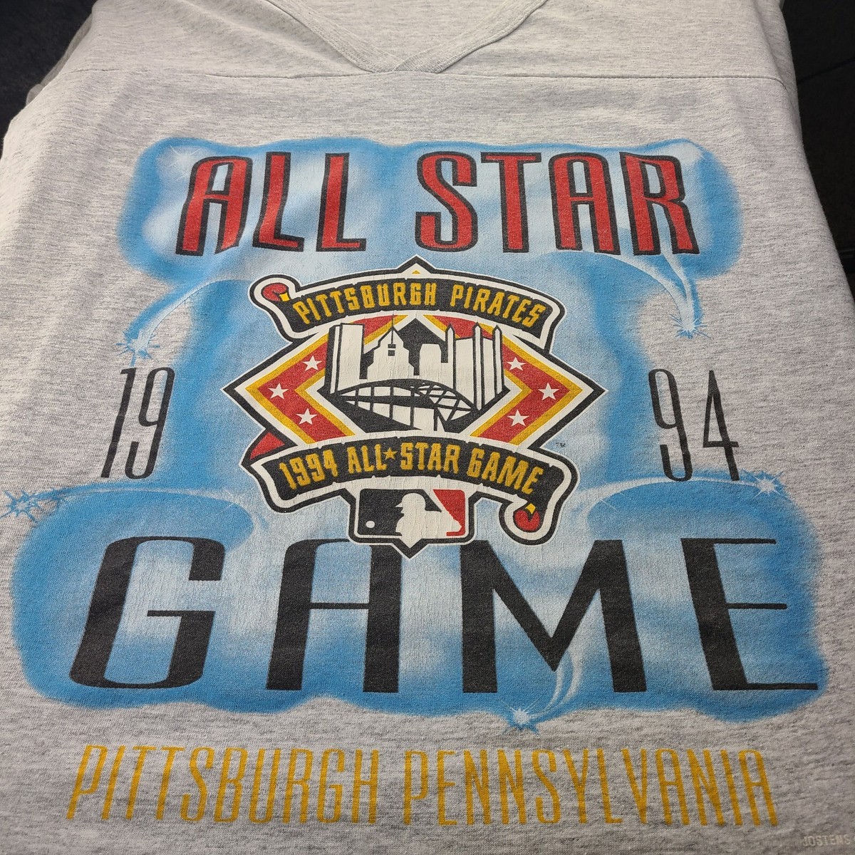 1994 MLB All Star Game Vintage T Shirt 1x Tall V Neck Super 