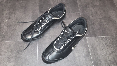 super seltene Nike Damen Leder Sneaker Sportschuhe Freizeitschuhe Gr.41 schwarz