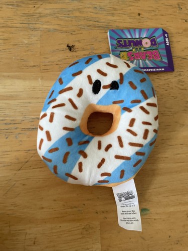 BEARS VS DONUTS 4” Choco Springs #059 Ring Donut Bean Bag Plush Series 2 - Picture 2 of 5