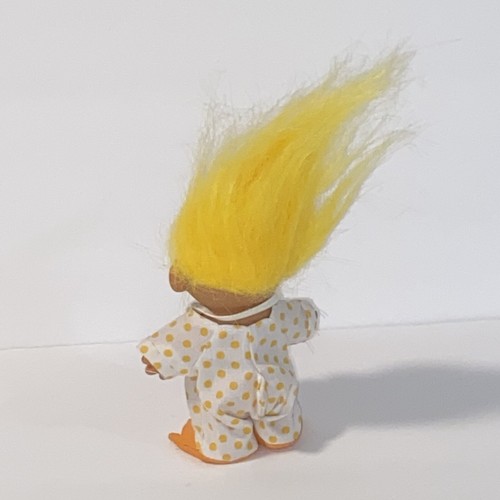 Muñeca Russ Troll Pato Pollito de Pascua con Pegatina para Pie • Pelo Amarillo • 4.5” - Imagen 5 de 8