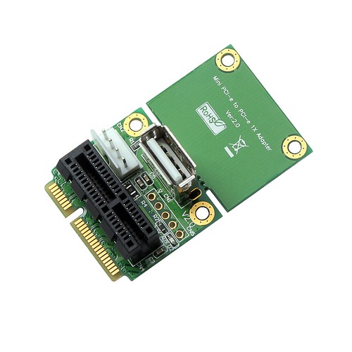 Mini PCI-E to PCI-E 1X Adapter Half Full Size for PCI-E to mini PCIE test card - 第 7/12 張圖片