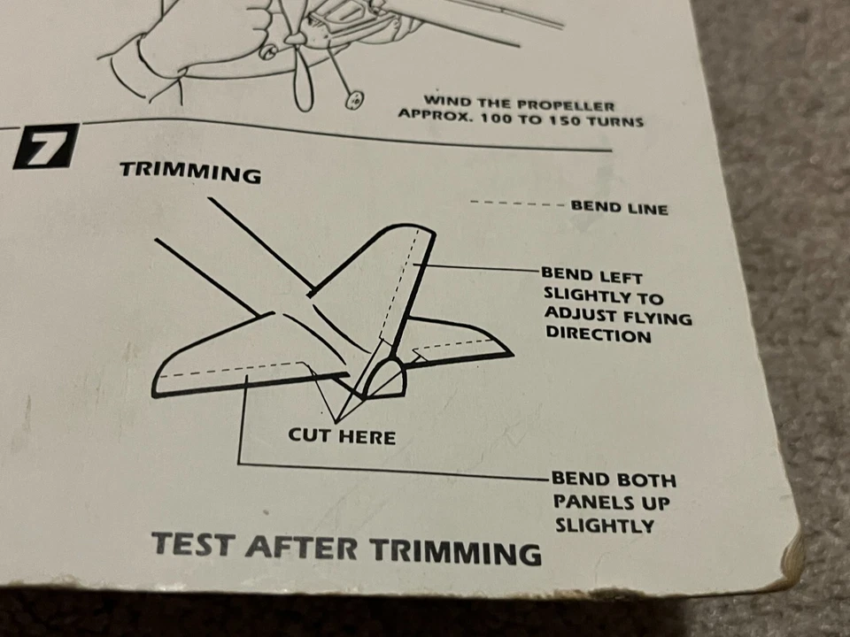 Firefox Rubber Band Powered Airplane Kit Air Dolphin Plane Model VTG 1993 NEW - Image 3 of 4
