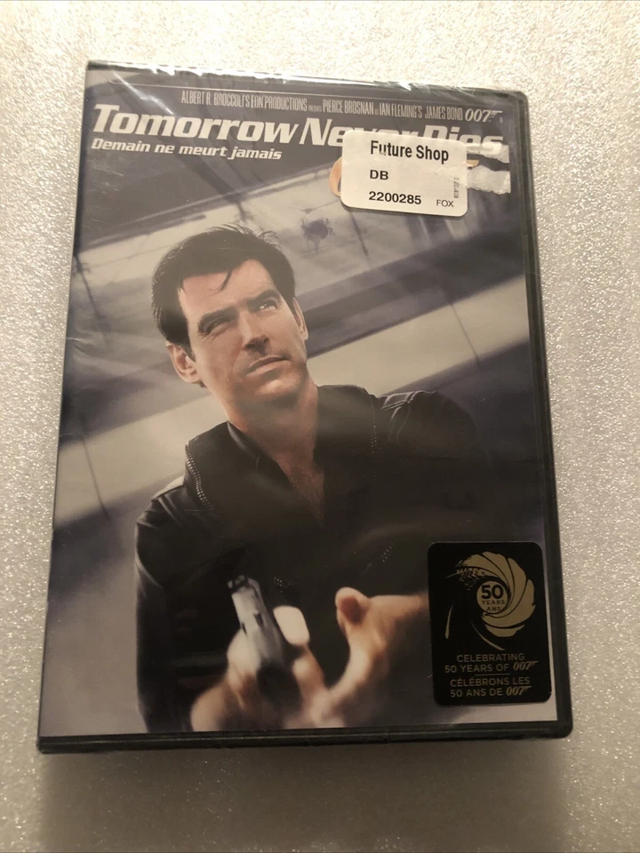 Tomorrow Never Dies Pierce Brosnan James Bond 007 DVD ¡NUEVO! ¡SELLADO! Futureshoptag Foto 2 de 4