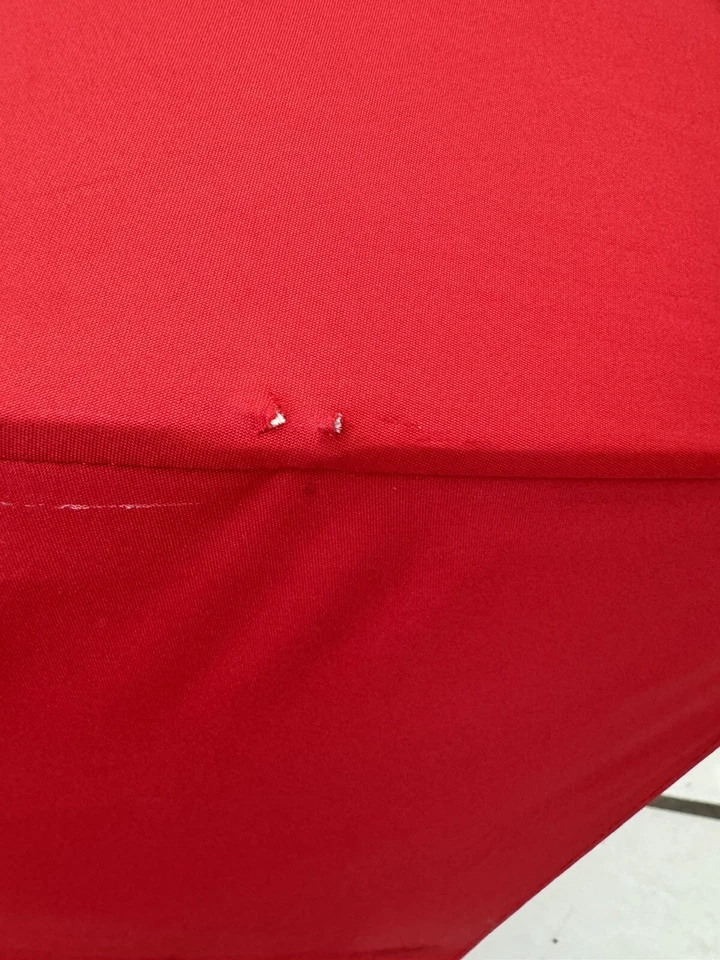 Orange / Red Bugaboo Pushchair Sun Parasol / Umbrella With Clip - Image 3 of 4