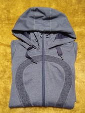 Lululemon Stride Jacket Women's Full Zip Brushed Heathered Purple Hoodie Size 4