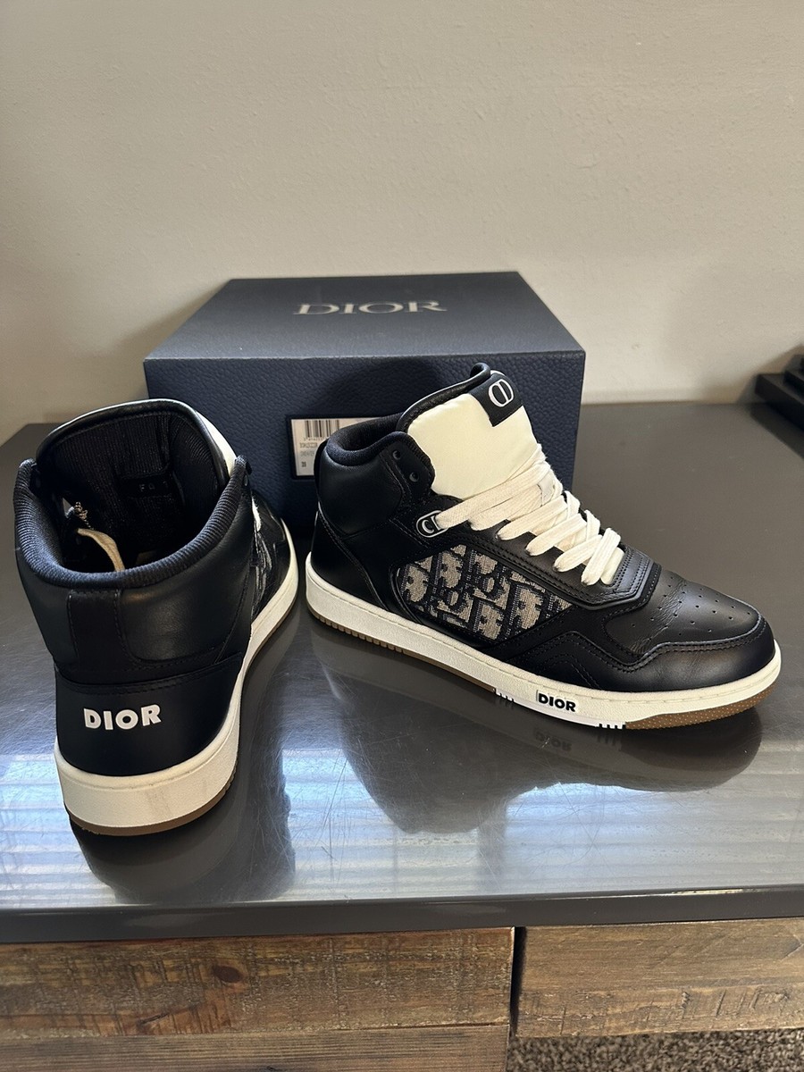 Dior B27 Mid Oblique Black Size 39 MSRP $1250 Slightly Used