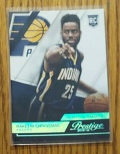 Rakeem Christmas (Pacers) 2015-16 Prestige ROOKIE card BONUS SHOTS BLUE /99