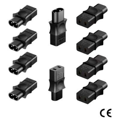 (10PACK) IEC C8 to C9 Adapter For Roland MK-80, D-50 Synthesizer,MKS-20/ SG1D
