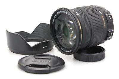Sigma DC 17-50mm f/2.8 Zoomobjektiv EX HSM, Schutzkappen & Haube - Nikon F Mount (AF-S)