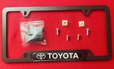 Toyota Carbon Fiber Look License Plate Frame ...