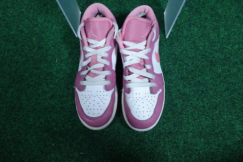 Nike Air Jordan 1 Low Desert Berry 553560-616 youth kids - sz 5 Y - Picture 4 of 8