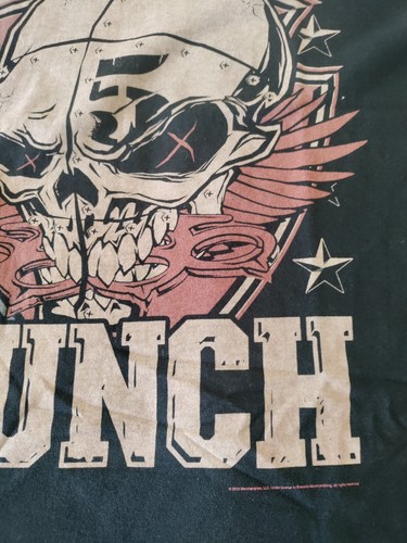 Five Finger Death Punch Rock Band Men’s Red & Black Skull Shield Size L 2015🔥 - Picture 22 of 22
