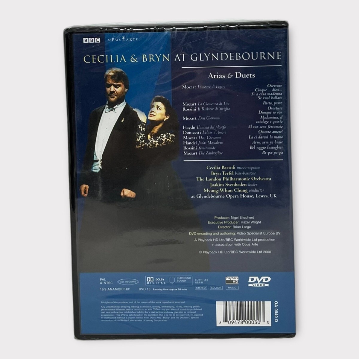 Cecilia & Bryn at Glyndebourne: Arias & Duets DVD - Region