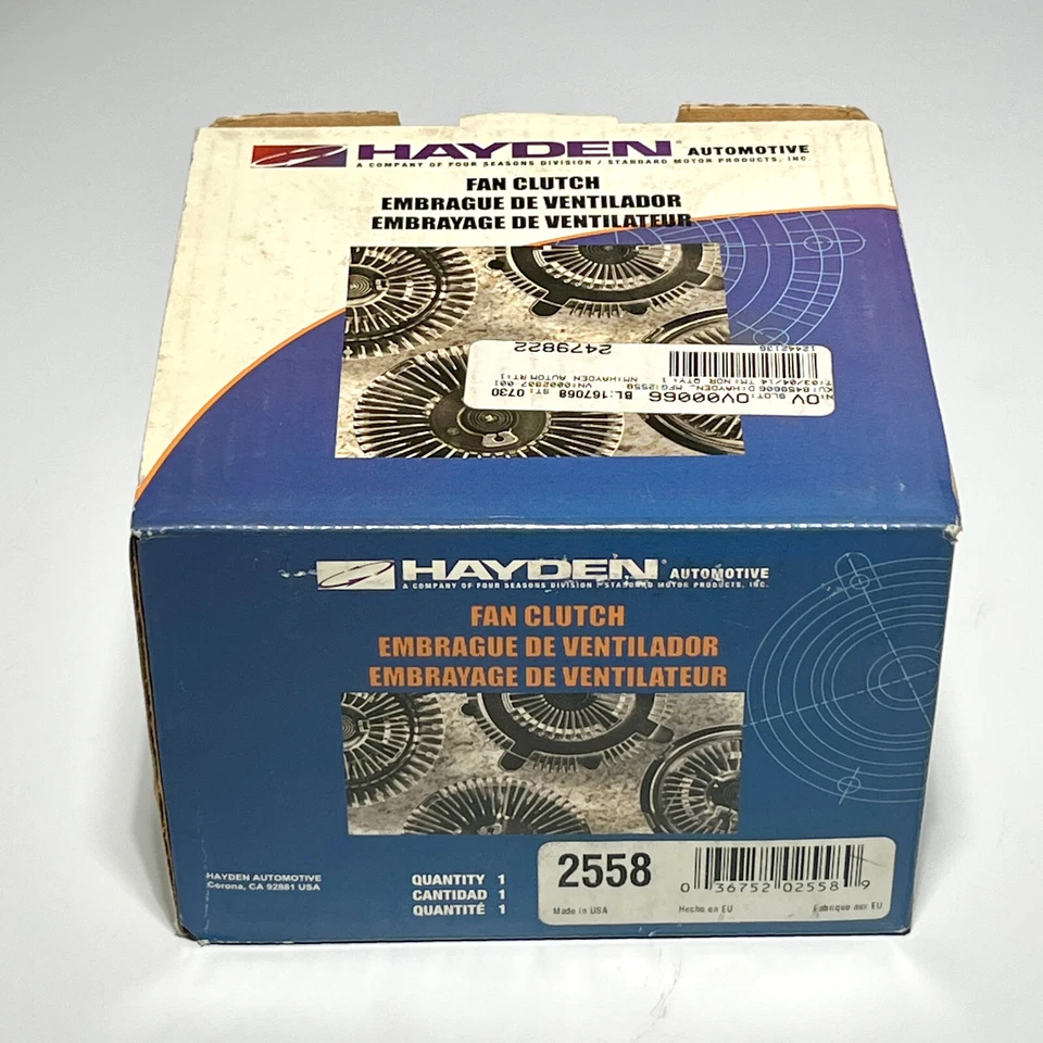 Embrague ventilador de refrigeración del motor Hayden 2558 para modelos Volvo 1969-1993 seleccionados Foto 3 de 4