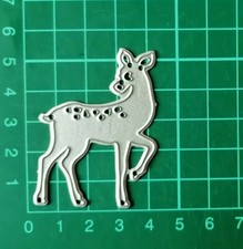 Cute Doe/Deer Metal Die Cutter Christmas Reindeer/Elk Cutting Die 
