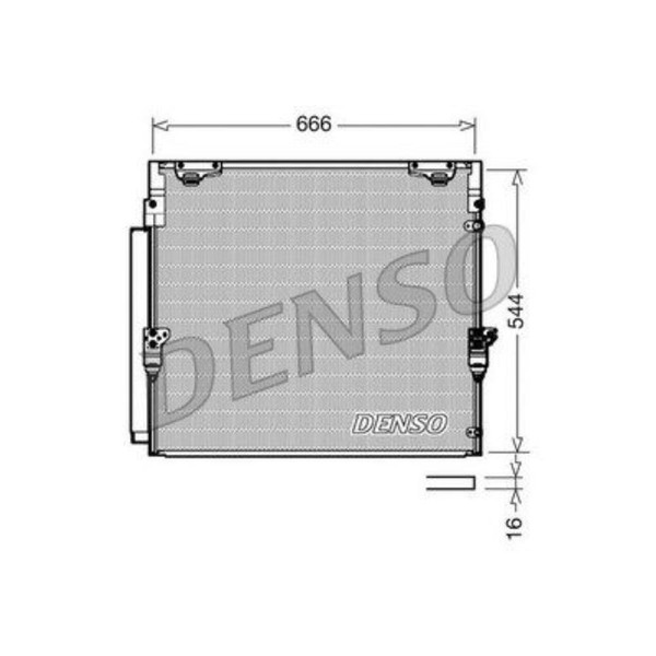 Denso Kondensator Klimaanlage Mit Trockner FüR Toyota Land Cruiser 200-image