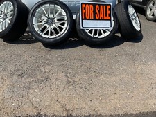 New But Used 17 Inch Rims And Tires White And Black